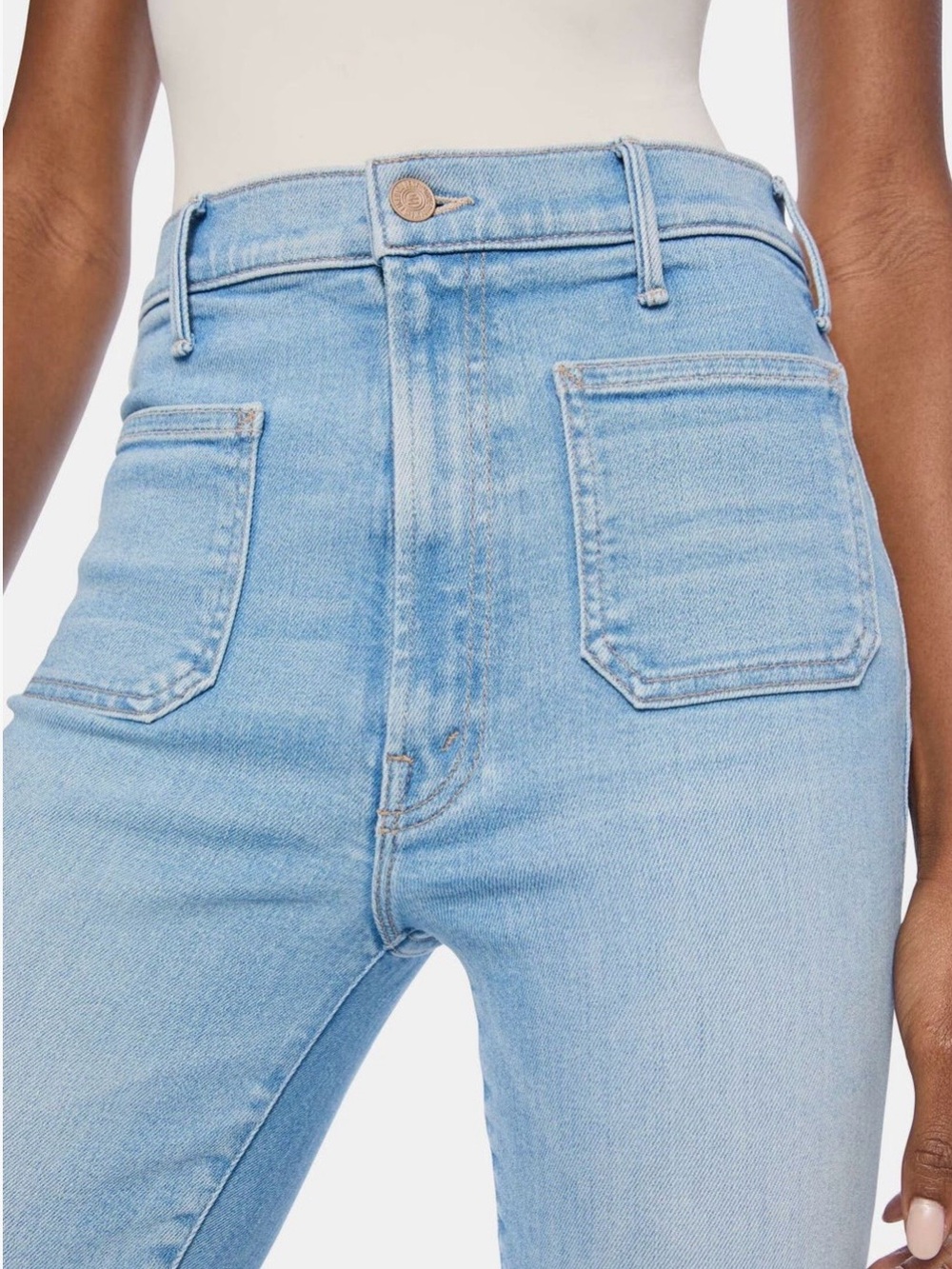 NWOT- MOTHER The Hustler Patch Pocket Flood – Your Turn Sz 26 - Picture 3 of 7